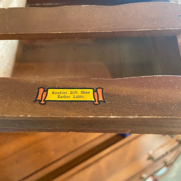 Vintage Enesco rocking chair mail sorter MCM - Picture 5 of 5